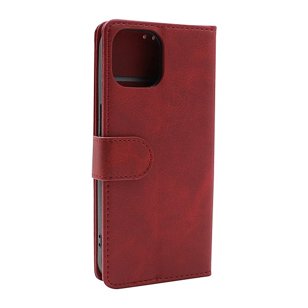 Zipper Standcase Wallet iPhone 13 (6.1) Grå