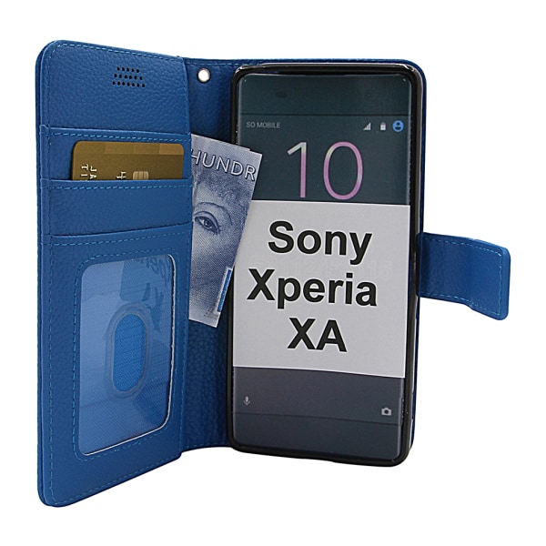 New Standcase Wallet Sony Xperia XA (F3111) (Svart) Svart