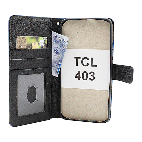 TCL 403 New Standcase Plånboksfodral Lila