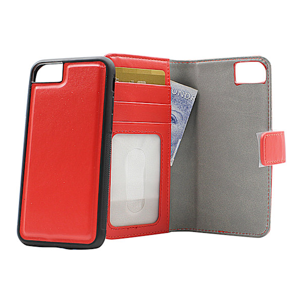 Skimblocker Magnet Wallet iPhone 8 Röd
