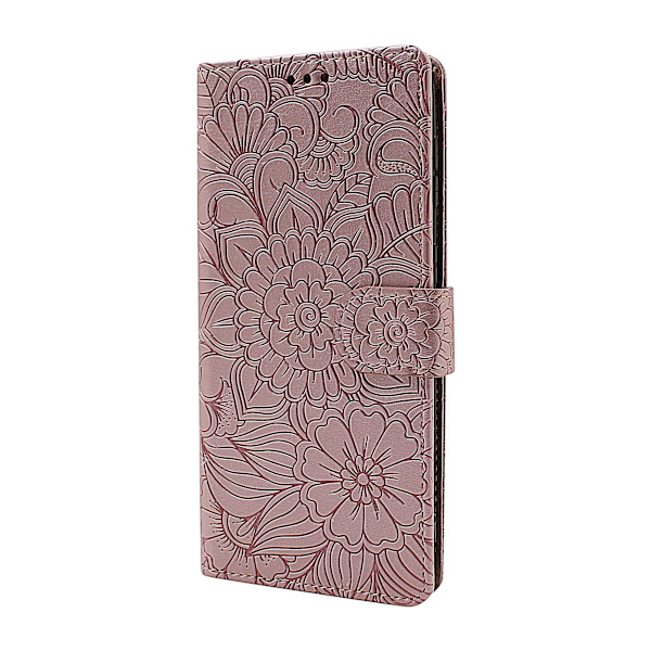 Flower Standcase Wallet Samsung Galaxy S21 Plus 5G (G996B) Svart