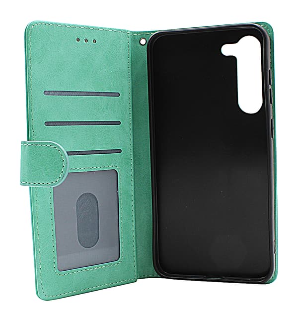 Zipper Standcase Wallet Samsung Galaxy S23 Plus 5G Aqua