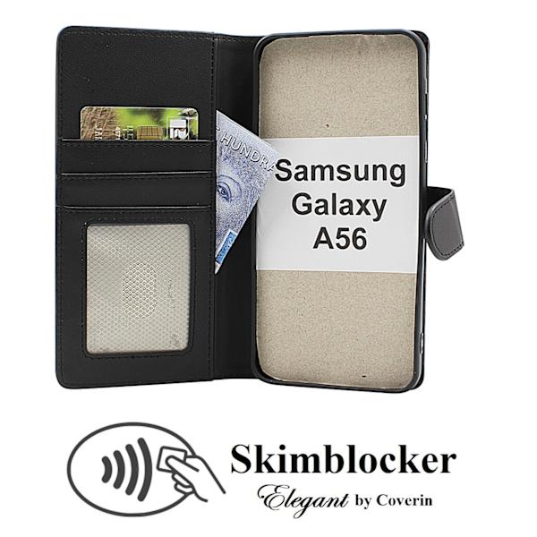 Skimblocker Samsung Galaxy A56 Plånboksfodral Svart