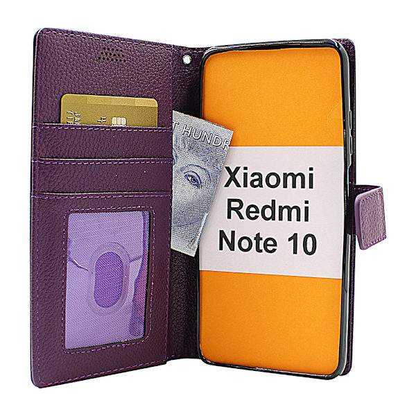 New Standcase Wallet Xiaomi Redmi Note 10 Röd