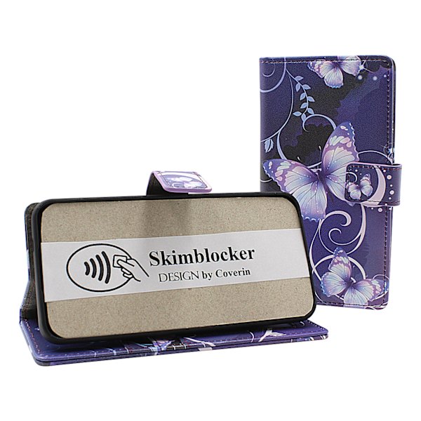 Skimblocker iPhone 16 Magnet Plånboksfodral Design