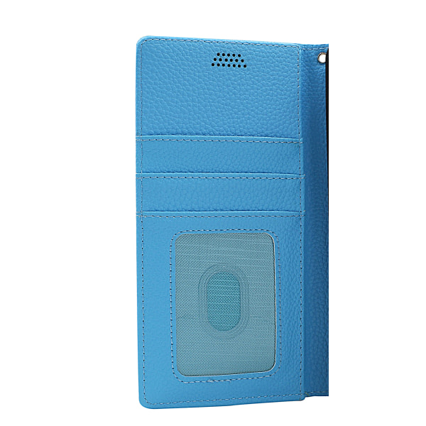 New Standcase Wallet Huawei Y6 II Compact (LYO-L21) Ljusblå