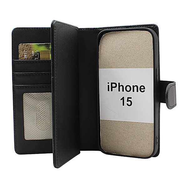 Skimblocker iPhone 15 XL Plånboksfodral
