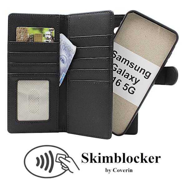 Skimblocker Samsung Galaxy A16 / A16 5G XL Magnetfodral Svart