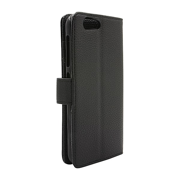New Standcase Wallet ZTE Blade A512 (Svart) Ljusblå