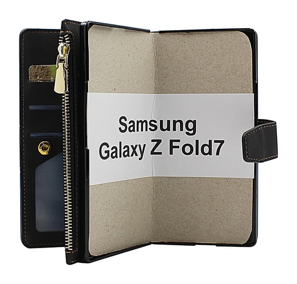 XL Samsung Galaxy Z Fold7 Lyx Plånboksfodral Brun