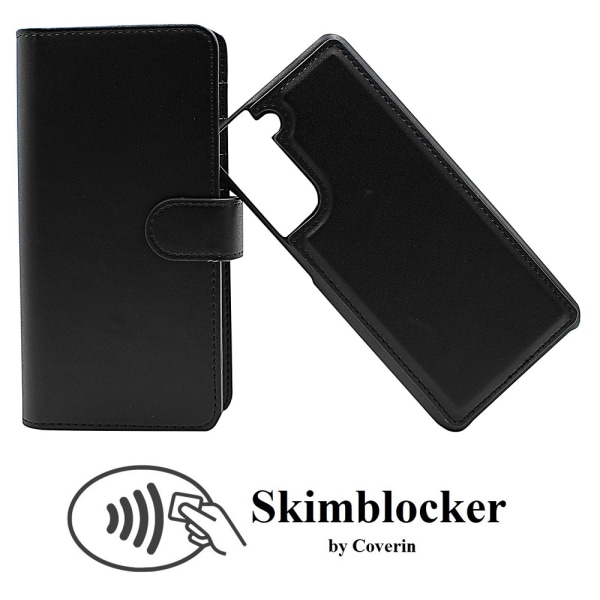 Skimblocker XL Magnet Fodral Samsung Galaxy S21 5G (G991B) Svart