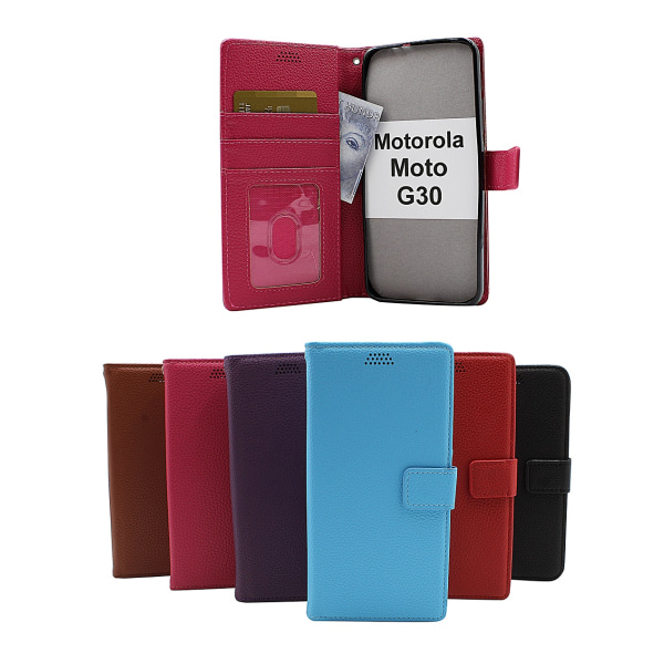 New Standcase Wallet Motorola Moto G30 Hotpink