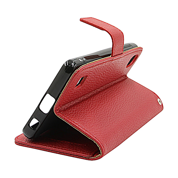 New Standcase Wallet Motorola One Hyper Röd