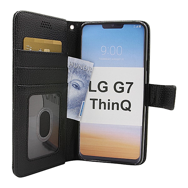 New Standcase Wallet LG G7 ThinQ (G710M) Svart