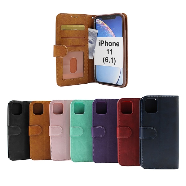 Zipper Standcase Wallet iPhone 11 (6.1) Röd