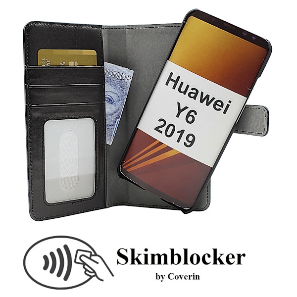 Skimblocker Magnet Designwallet Huawei Y6 2019