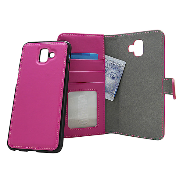 Skimblocker Magnet Wallet Samsung Galaxy J6 Plus (J610FN/DS) Hotpink