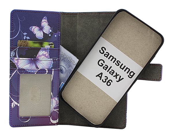 Skimblocker Samsung Galaxy A36 Magnet Plånboksfodral Design