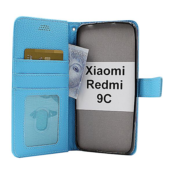 New Standcase Wallet Xiaomi Redmi 9C Röd