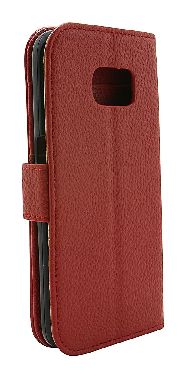 New Standcase Wallet Samsung Galaxy S7 (G930F) Röd