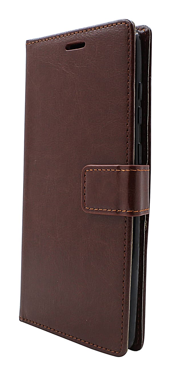Crazy Horse Wallet Samsung Galaxy Note 10 Lite Brun