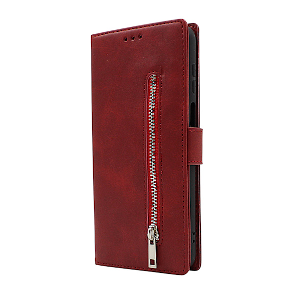 Zipper Standcase Wallet Motorola Moto G22 Brun