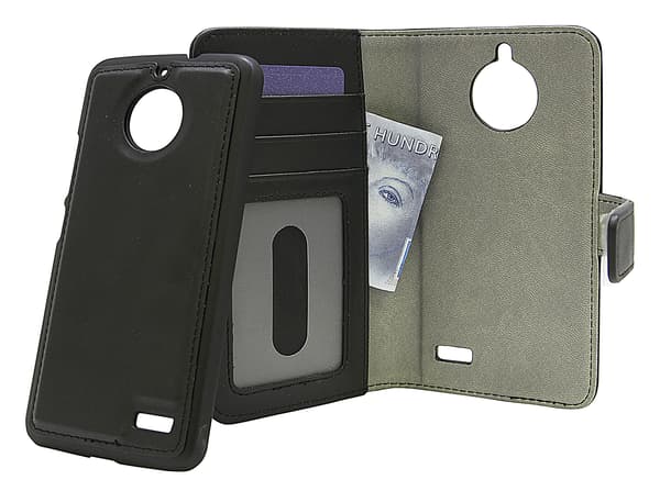 Magnet Wallet Moto E4 / Moto E (4th gen) (XT1762) Svart