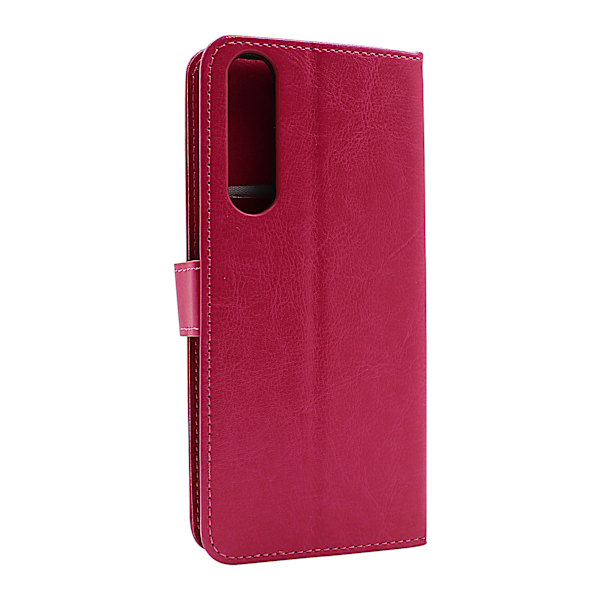 Crazy Horse Wallet Sony Xperia 1 II (XQ-AT51) Hotpink