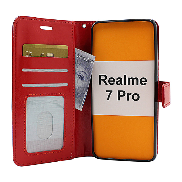 Crazy Horse Wallet Realme 7 Pro Svart