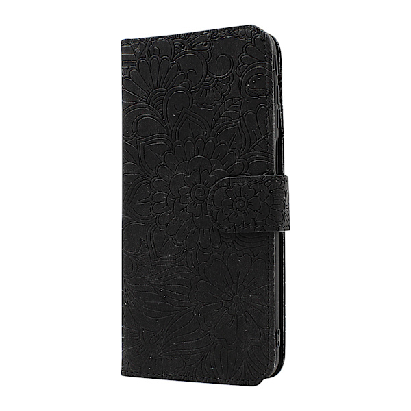 Flower Standcase Wallet Motorola Moto G31/G41 Grå