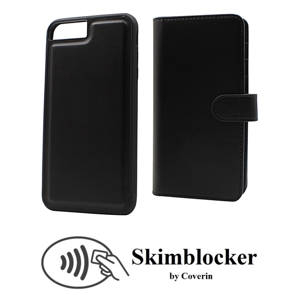 Skimblocker XL Magnet Wallet iPhone 6/7/8 Plus (Svart)