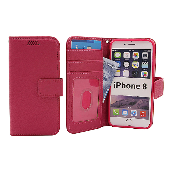 New Standcase Wallet iPhone 8 Hotpink G764