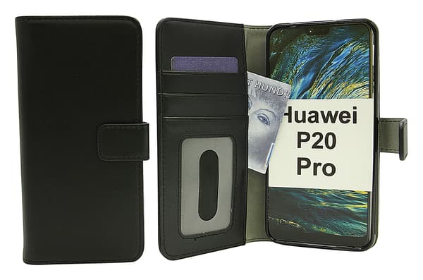 Magnet Wallet Huawei P20 Pro Svart