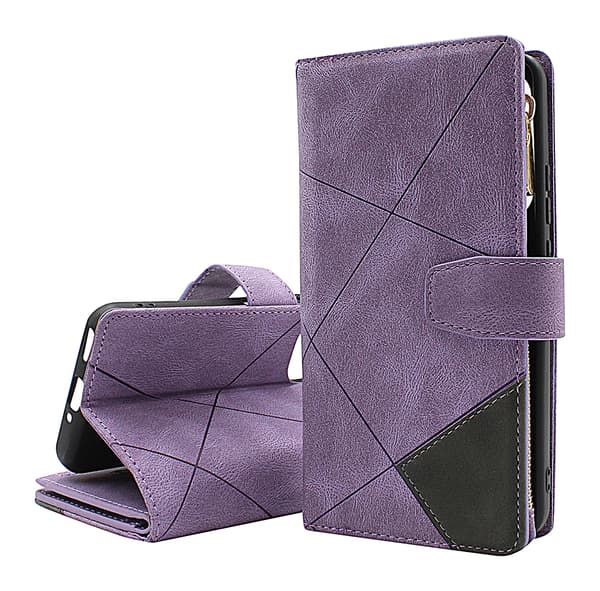 XL Samsung Galaxy A21s Lyx Plånboksfodral Vinröd