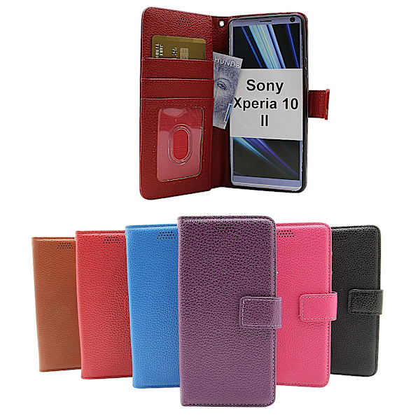 New Standcase Wallet Sony Xperia 10 II (XQ-AU51 / XQ-AU52) Lila