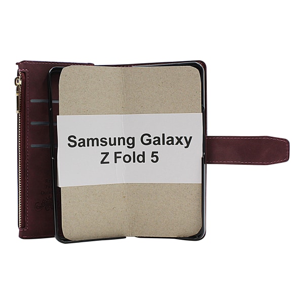 XL Standcase Lyxfodral Samsung Galaxy Z Fold 5 5G (SM-F946B) Marinblå