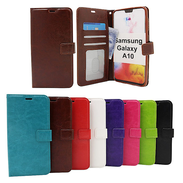 Crazy Horse Wallet Samsung Galaxy A10 (A105F/DS) Svart