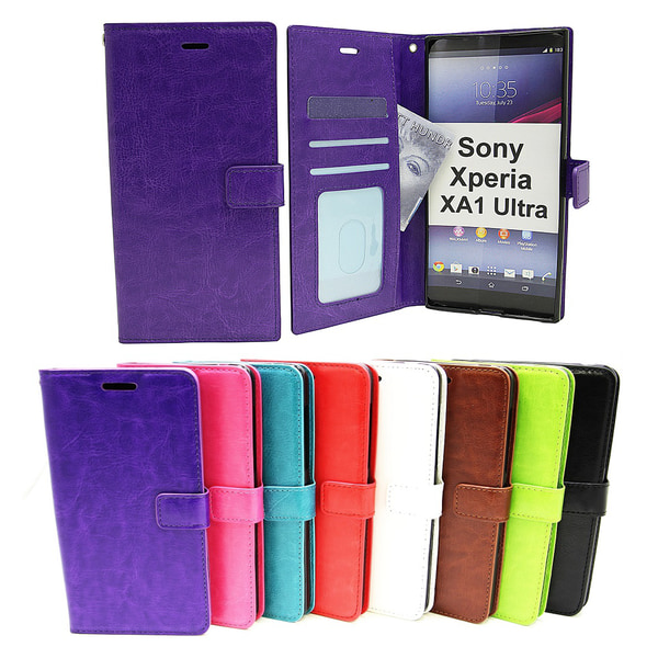 Crazy Horse Wallet Sony Xperia XA1 Ultra (G3221) Svart