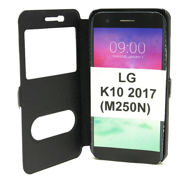 Flipcase LG K10 2017 (M250N) Svart