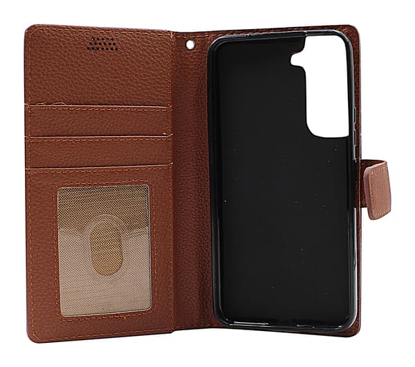 New Standcase Wallet Samsung Galaxy S22 5G Röd