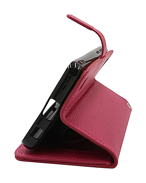 New Standcase Wallet Samsung Galaxy A12 (A125F/DS) Röd