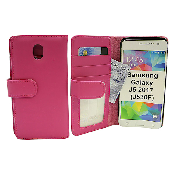 Plånboksfodral Samsung Galaxy J5 2017 (J530FD) Hotpink