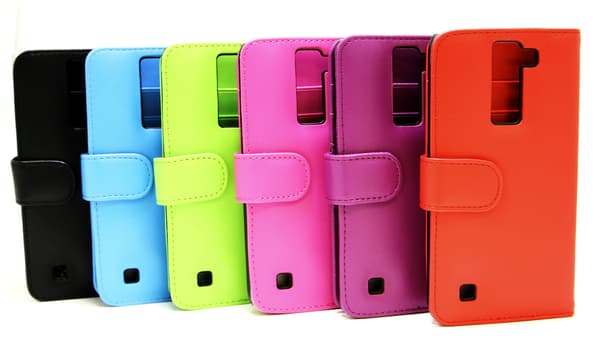 Plånboksfodral LG K8 (K350N) Hotpink