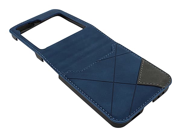 Lyxfodral Samsung Galaxy Z Flip7 Marinblå