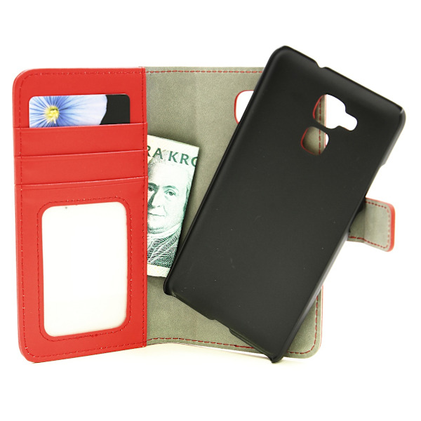 Magnet Wallet Huawei Honor 7 Lite (NEM-L21) Röd