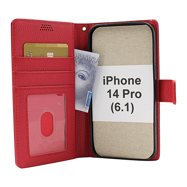 New Standcase Wallet iPhone 14 Pro (6.1) Hotpink