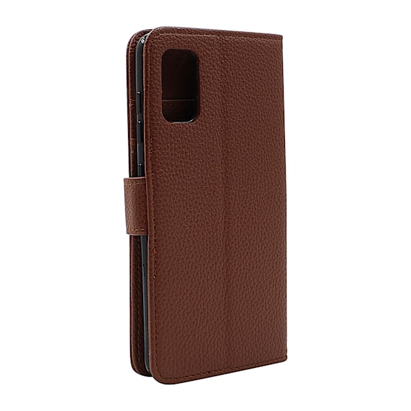 New Standcase Wallet Samsung Galaxy A41 Brun