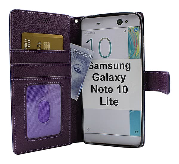 New Standcase Wallet Samsung Galaxy Note 10 Lite (N770F) Lila