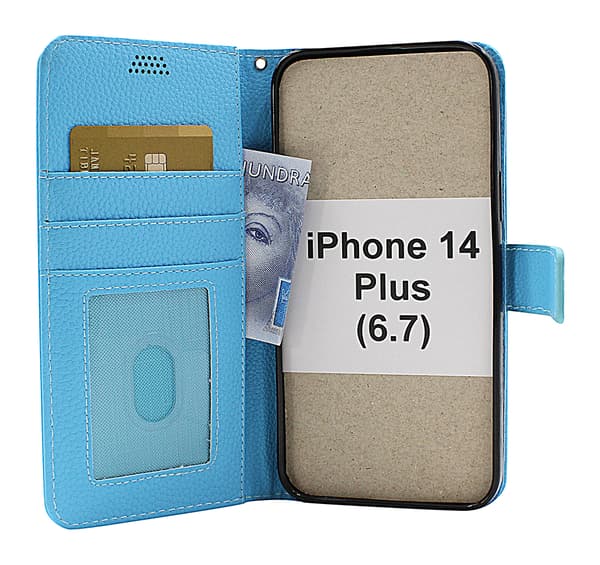 New Standcase Wallet iPhone 14 Plus (6.7) Hotpink