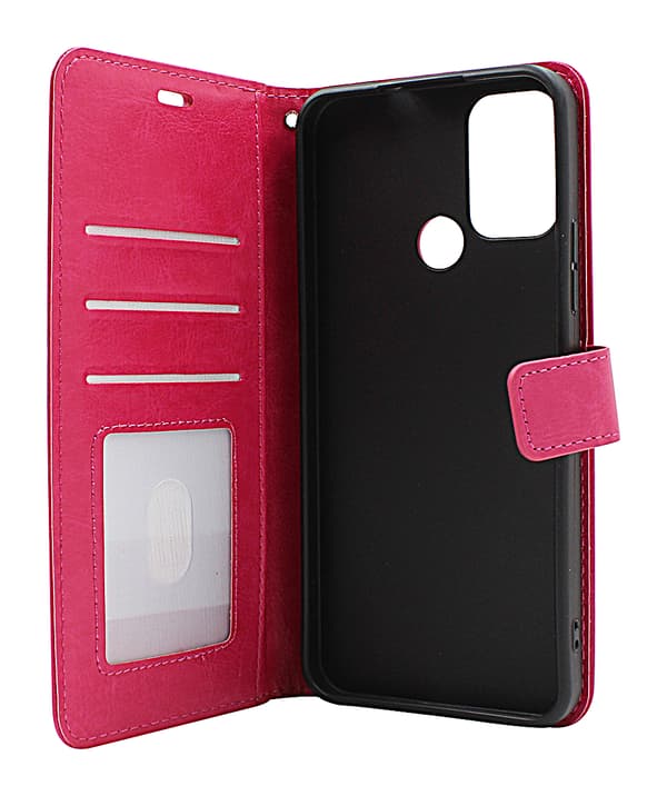 Crazy Horse Wallet Nokia C22 / C32 Röd